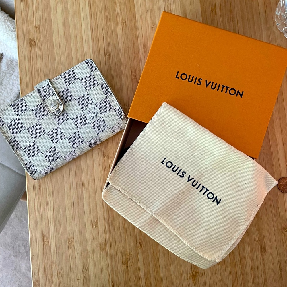 Louis Vuitton Damier Azur French Purse Wallet